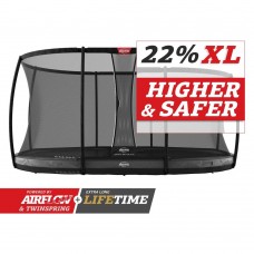 Батут Berg Grand Elite InGround 520см Grey с сеткой DLX XL