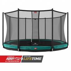Батут Berg Champion InGround 430см Green с сеткой Comfort
