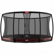 Батут Berg Elite InGround 380см Red с сеткой Deluxe