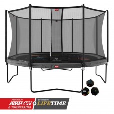 Батут Berg Champion 430см Grey Levels с сеткой