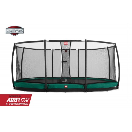 Батут Berg Grand Champion InGround 350см Green с сеткой Deluxe Батут Berg Grand Champion InGround 350см Green с сеткой Deluxe