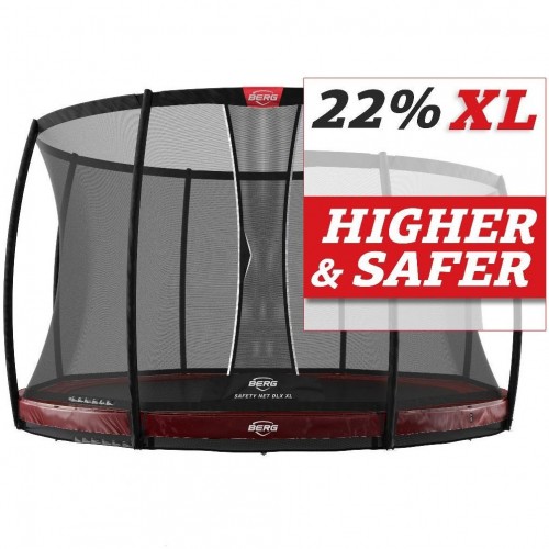 Батут Berg Elite InGround 430см Red с сеткой DLX XL Батут Berg Elite InGround 430см Red с сеткой DLX XL