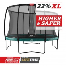 Батут Berg Elite 430см Green с сеткой Deluxe