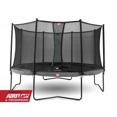 Батут Berg Champion 380см Grey с сеткой Comfort