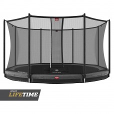 Батут Berg InGround Favorit Grey 430см с сеткой Comfort