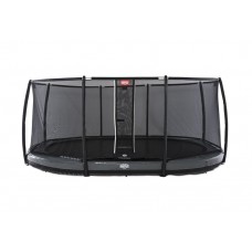 Батут Berg Grand Elite InGround 520см Grey с сеткой Deluxe