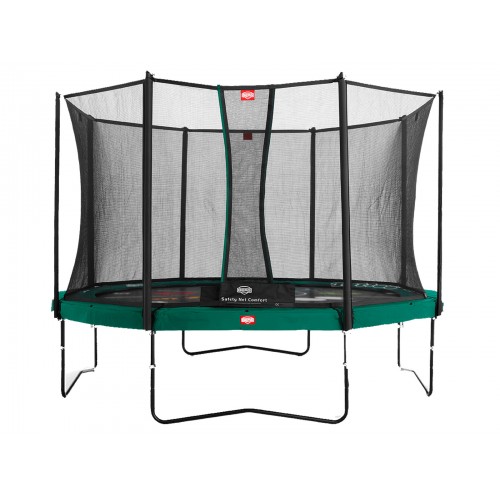 Батут Berg Champion 430см Tattoo с сеткой Comfort, зеленый Батут Berg Champion 430см Tattoo с сеткой Comfort, зеленый