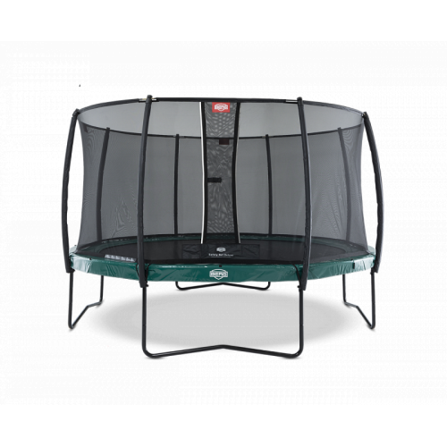 Батут Berg Elite 380см Green с сеткой Deluxe Батут Berg Elite 380см Green с сеткой Deluxe