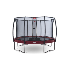 Батут Berg Elite 380см Red с сеткой T-series