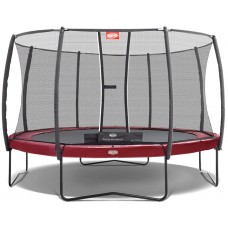 Батут Berg Elite 430см Red с сеткой Deluxe