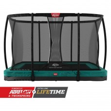 Батут Berg Ultim Champion InGround 330см Green с сеткой Deluxe