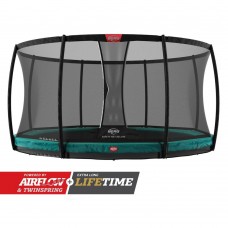 Батут Berg InGround Champion Green 380см с сеткой Deluxe