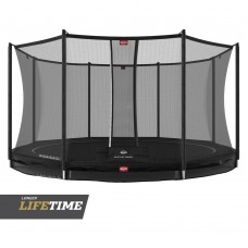 Батут Berg Favorit InGround 430см Black с сеткой Comfort