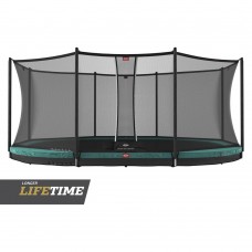 Батут Berg Grand Favorit InGround 520см Green с сеткой Comfort