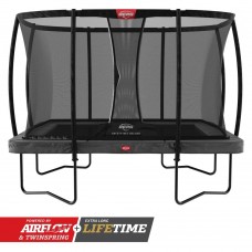 Батут Berg Ultim Champion 330см Grey с сеткой Deluxe