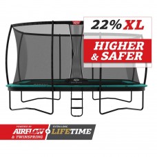 Батут Berg Ultim Champion 410см Green с сеткой DLX XL