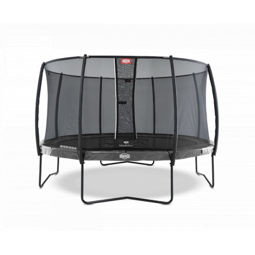 Батут Berg Elite 430см Grey с сеткой Deluxe Батут Berg Elite 430см Grey с сеткой Deluxe