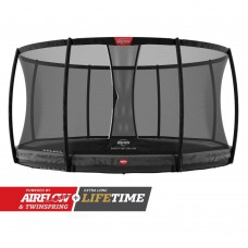 Батут Berg InGround Champion Grey 430см с сеткой Deluxe
